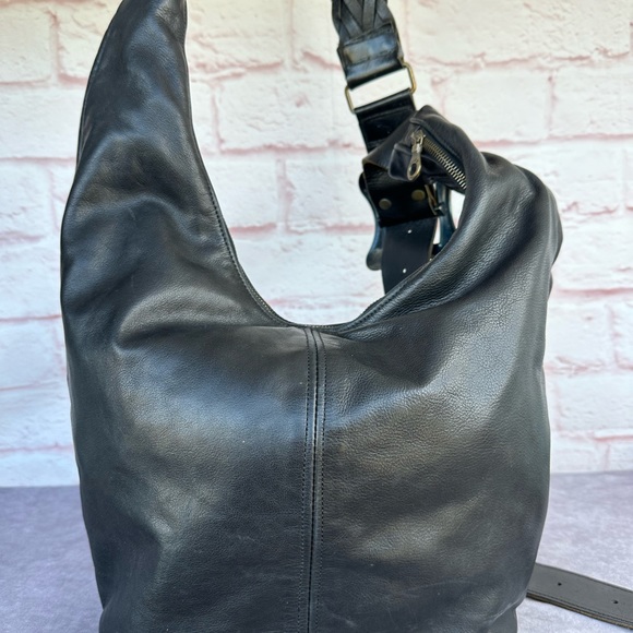 Jas M.B. London Black Leather Hobo Bag - Picture 4 of 15